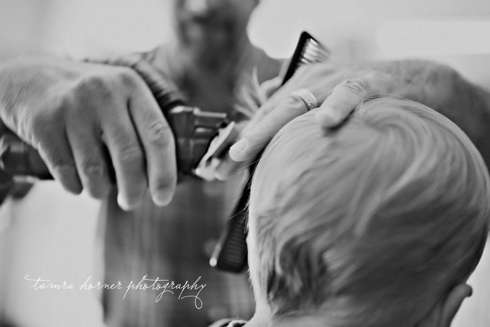 boy's first hair cut, mckinney tx family photography
