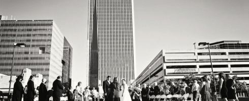 city wedding ceremony